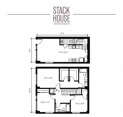 Stack House Apartments in Seattle, Washington C22 Floor Plan